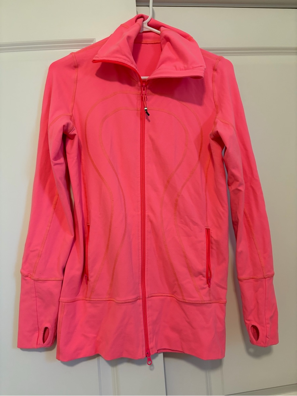lululemon athletica Neon Pink Full-Zip Active Jacket